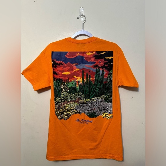 The Hundreds Garden T-Shirt‎ Size Medium Orange - Picture 4 of 5